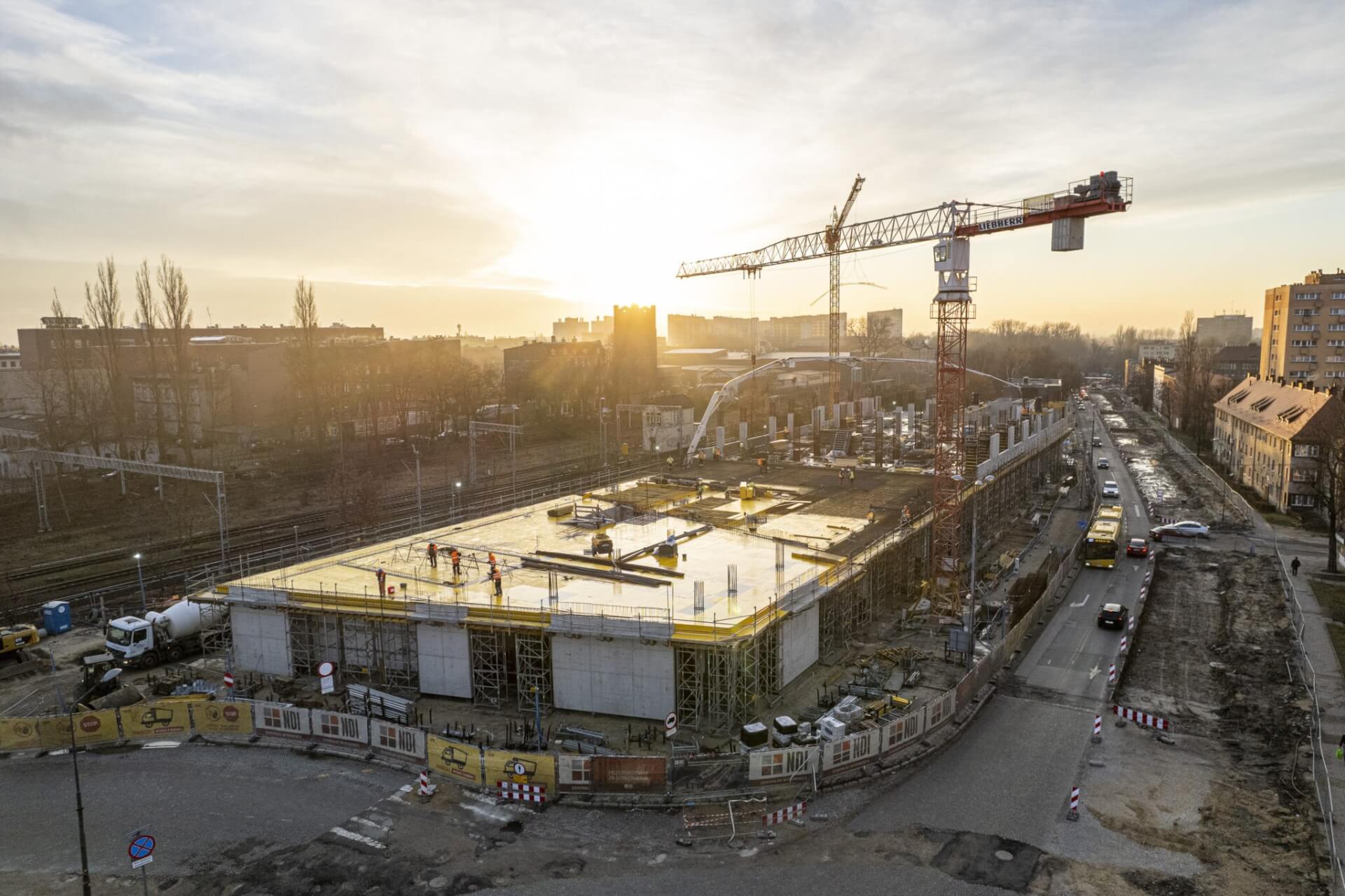 Budowa centrum przesiadkowego na Goethego