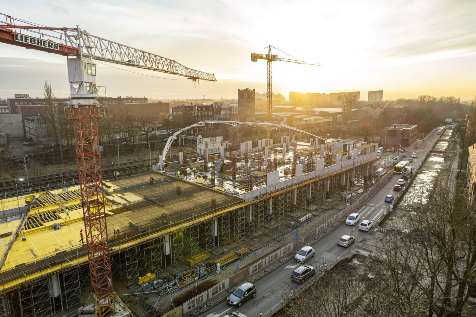 Budowa centrum przesiadkowego na Goethego