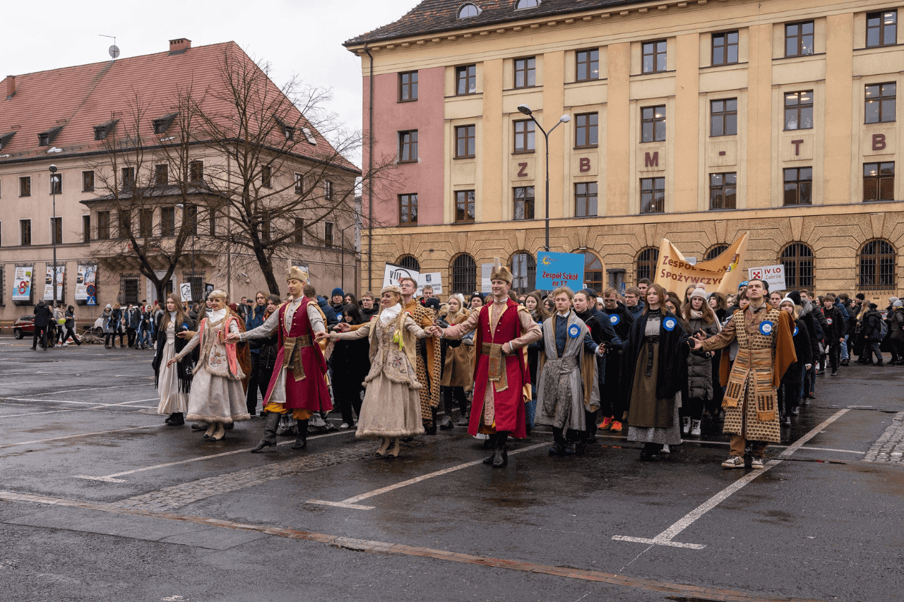 Maturalny polonez w Zabrzu