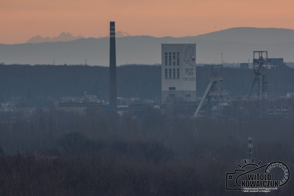 Tatry widoczne z Zabrze