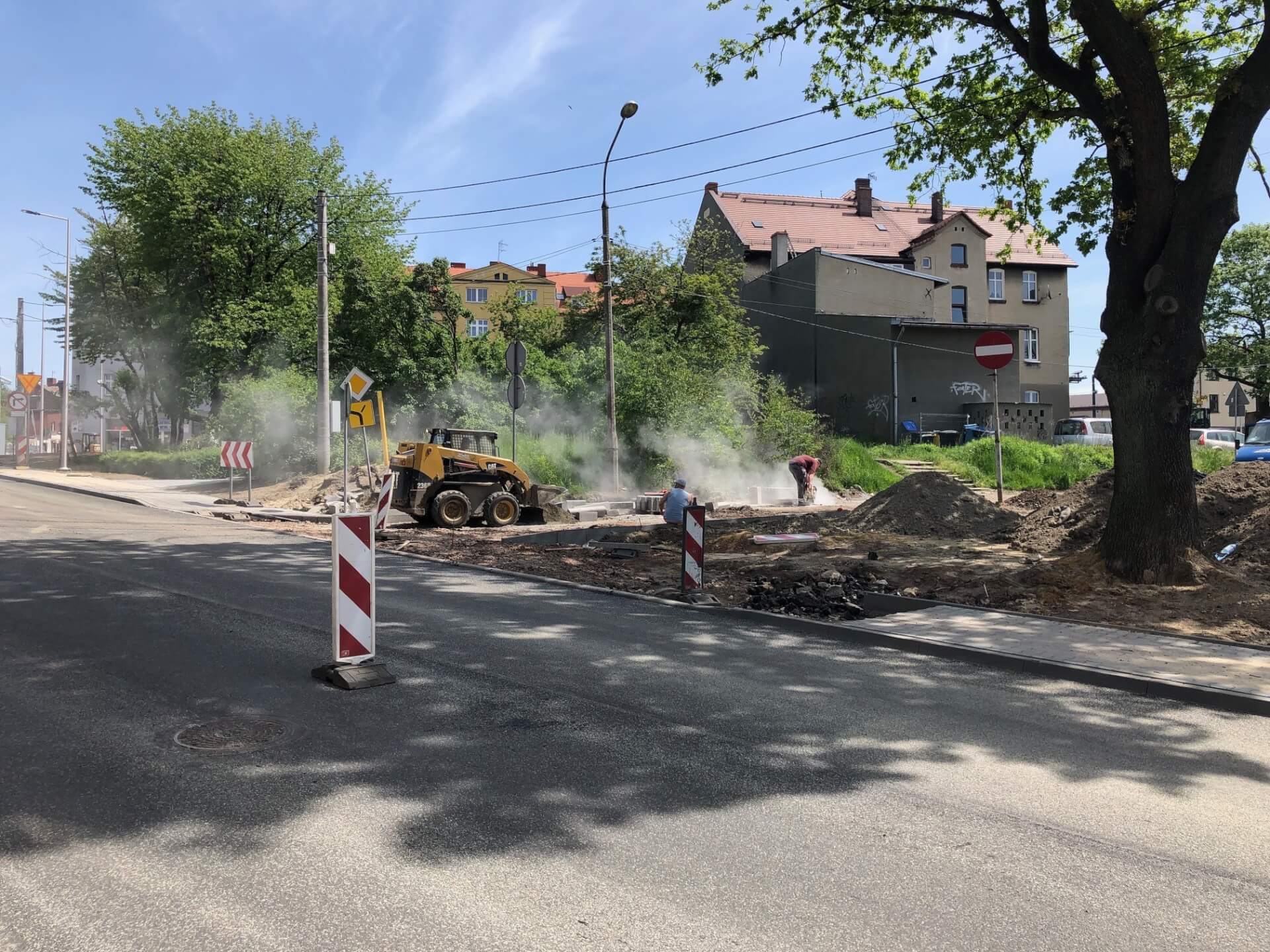 Trwają prace na skrzyżowaniu Tarnopolskiej Kościuszki i Chopina