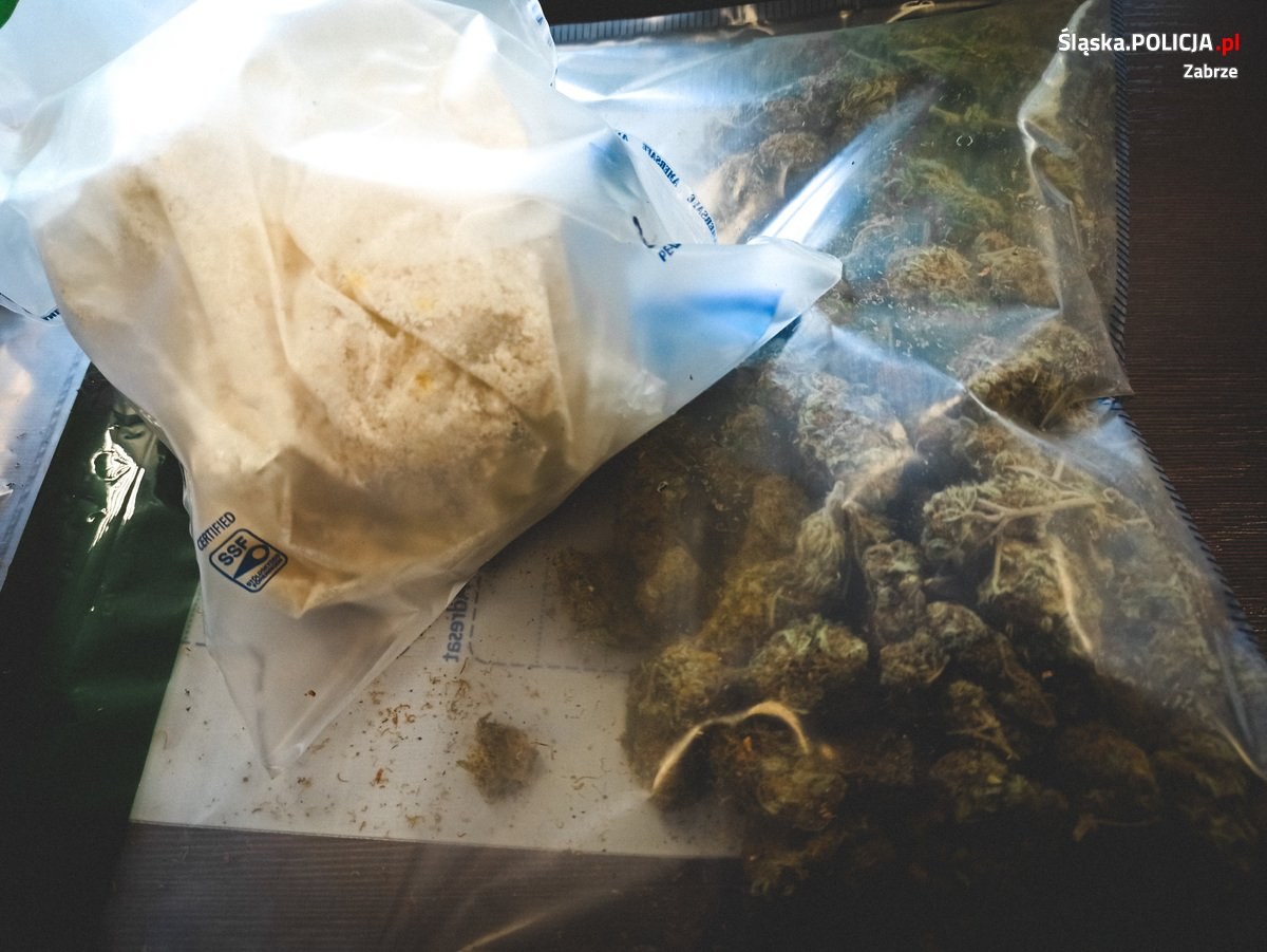 W mieszkaniu 38-latka policjanci znaleźli duże ilości narkotyków