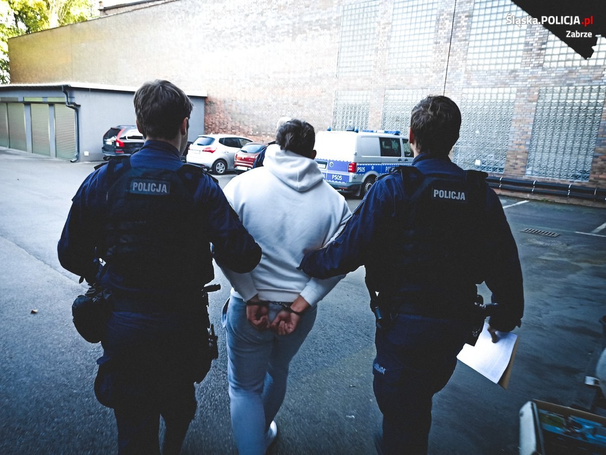 Zabrzańscy policjanci zatrzymali 17-letniego wrocławianina