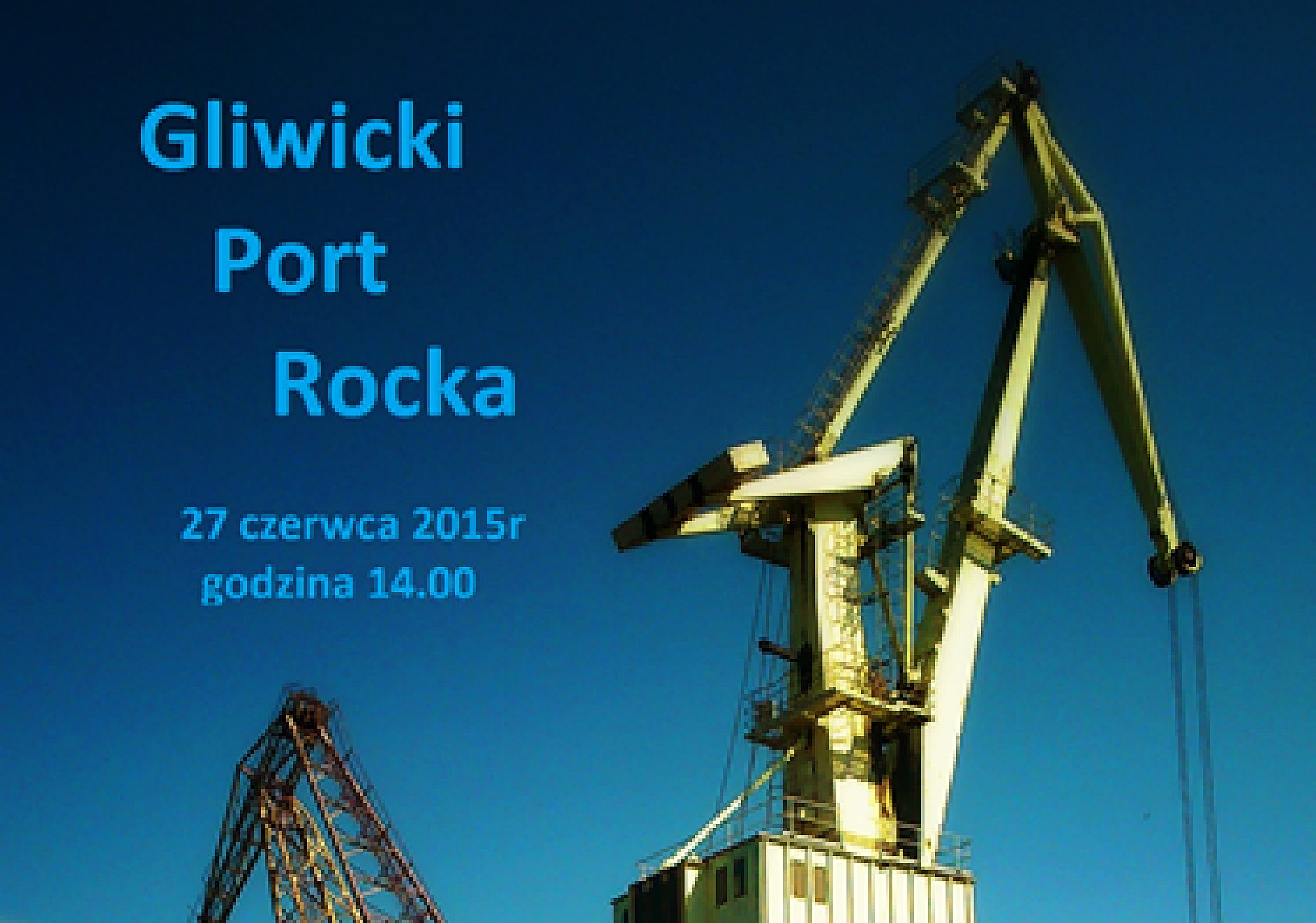 Gliwicki port Rocka plakat1 Gliwicki port Rocka plakat1