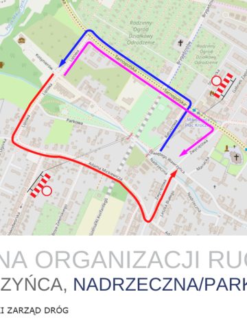 Objazdy na czas budowy Korfantego Objazdy na czas budowy Korfantego