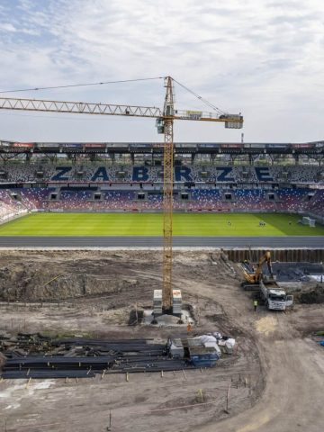 Budowa czwartej trybuny Areny Zabrze Budowa czwartej trybuny Areny Zabrze