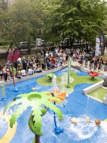 Pierwszy wodny plac zabaw w Zabrzu Pierwszy wodny plac zabaw w Zabrzu