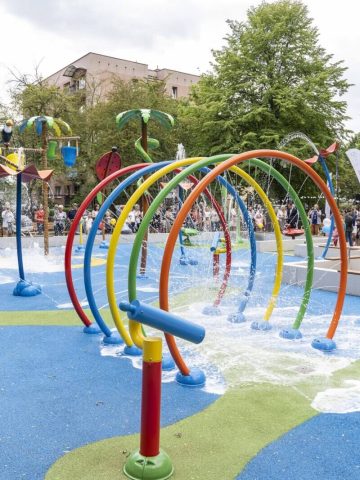 Pierwszy wodny plac zabaw w Zabrzu Pierwszy wodny plac zabaw w Zabrzu