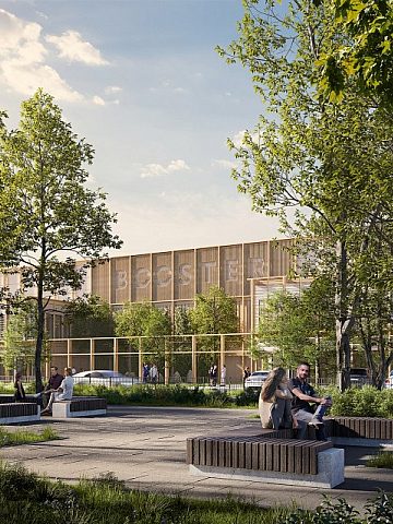 Wizualizacja kompleksu Booster Zabrze Wizualizacja kompleksu Booster Zabrze