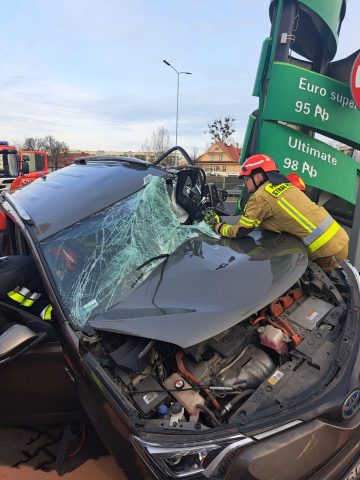 Wypadek pijany stacja bp ruda slaska 1 Wypadek pijany stacja bp ruda slaska 1