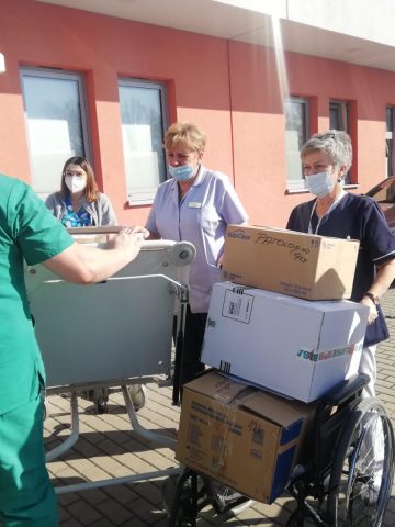 Zbiórka na rzecz Ukrainy w Szpitalu Miejskim w Zabrzu Zbiórka na rzecz Ukrainy w Szpitalu Miejskim w Zabrzu