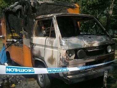 Podpalenie na Czechowicach 0107201201