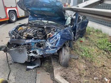 Wypadek na autostradzie A1 Wypadek na autostradzie A1