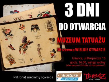 Dziewczyna z tatuażem, chłopak z dziarą 3 dni do otwarcia