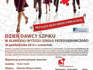 Weź udział w akcji "Zostań dawcą szpiku z GWSP" 87e6e3ab5b5ac79f45a46cd7037647c3