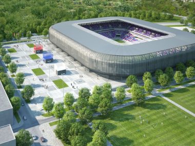 Radni opowiedzieli się za zbudowaniem czwartej trybuny Arena Zabrze z czterema trybunami