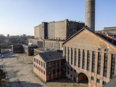 Kompleks byłej elektrocieplowni Zabrze luty 2023 Kompleks byłej elektrocieplowni Zabrze luty 2023