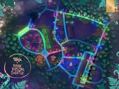 Mapa Park Miliona Świateł Zabrze Mapa Park Miliona Świateł Zabrze
