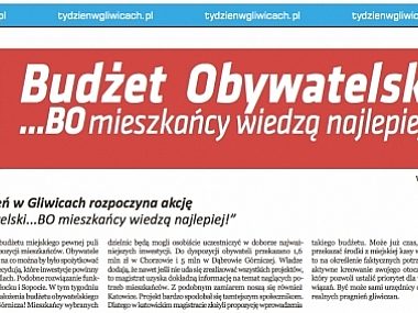 Budżet obywatelski. Mieszkańcy wybrali inwestycje A45484ba179cef1dbc1529b14ac4e4b2