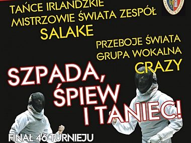Puchar Europy w szpadzie mężczyzn Szermierka plakat