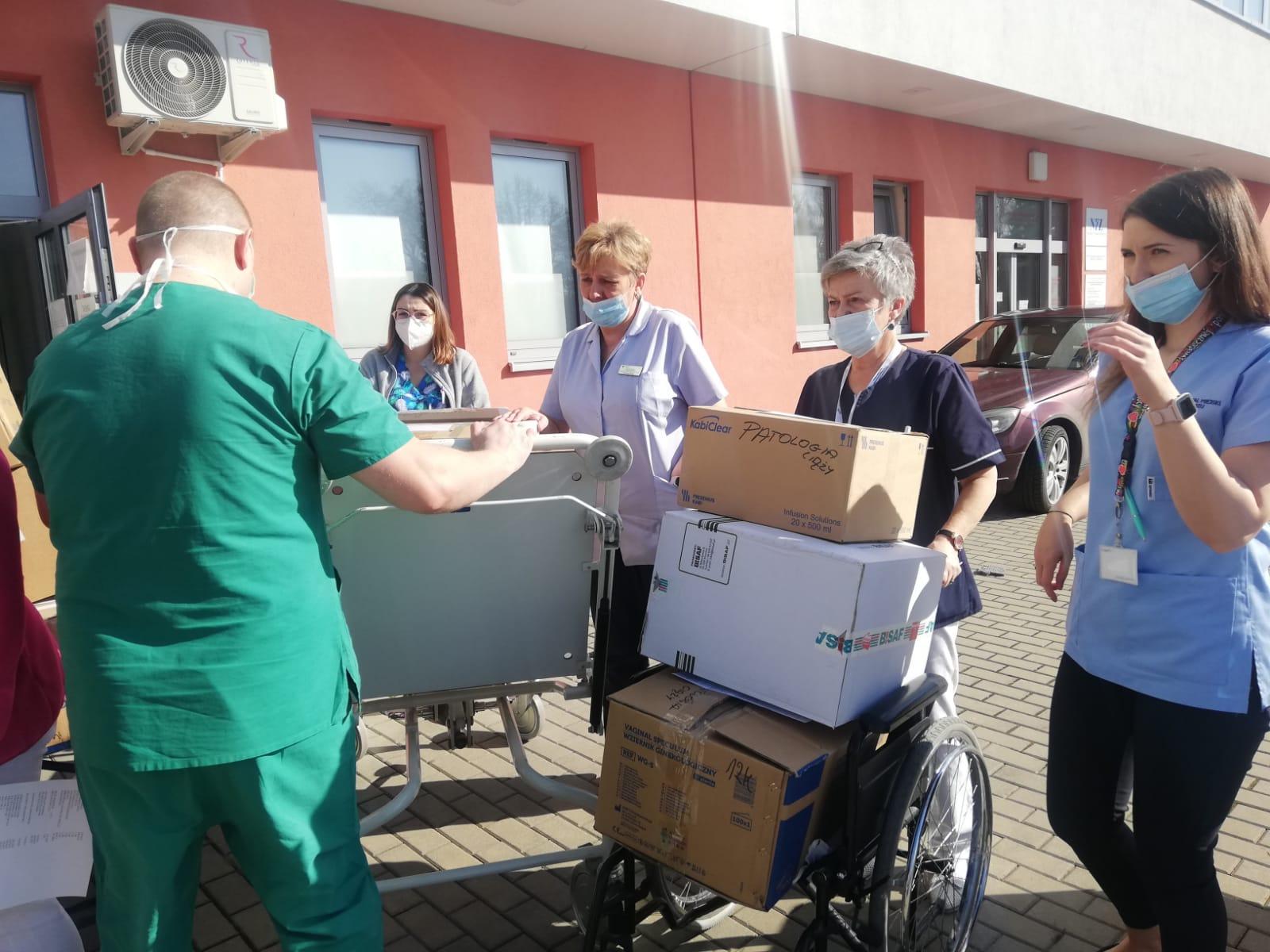 Zbiórka na rzecz Ukrainy w Szpitalu Miejskim w Zabrzu