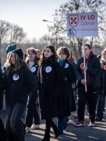 Polonez maturzystów w Zabrzu Polonez maturzystów w Zabrzu