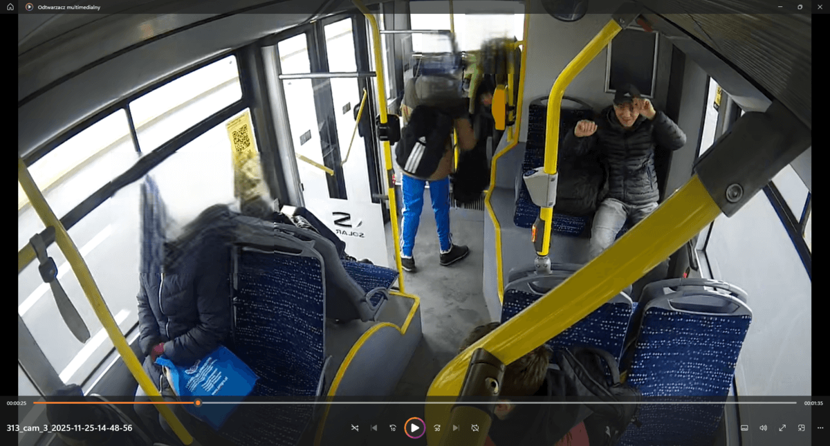 Pobicie w autobusie w Zabrzu